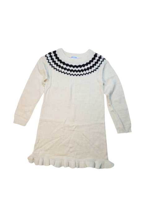 A Ivory Sweater Dresses from Jacadi in size 10Y for girl. (Front View)