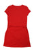 A Red Short Sleeve Dresses from Tommy Hilfiger in size 6T for girl. (Back View)