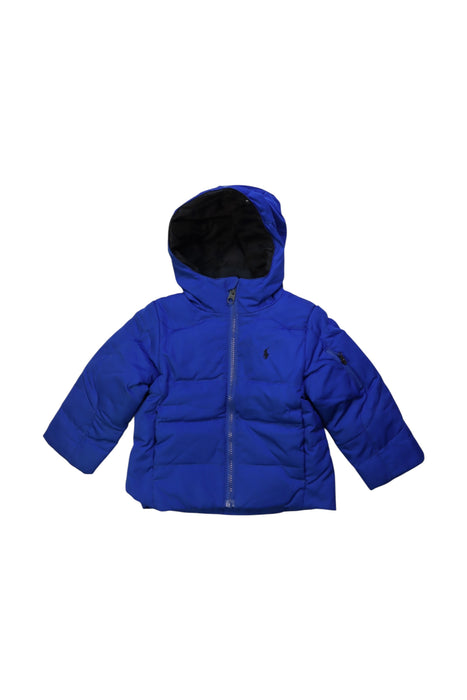 A Blue Puffer/Quilted Coats & Outerwear from Polo Ralph Lauren in size 2T for boy. (Front View)