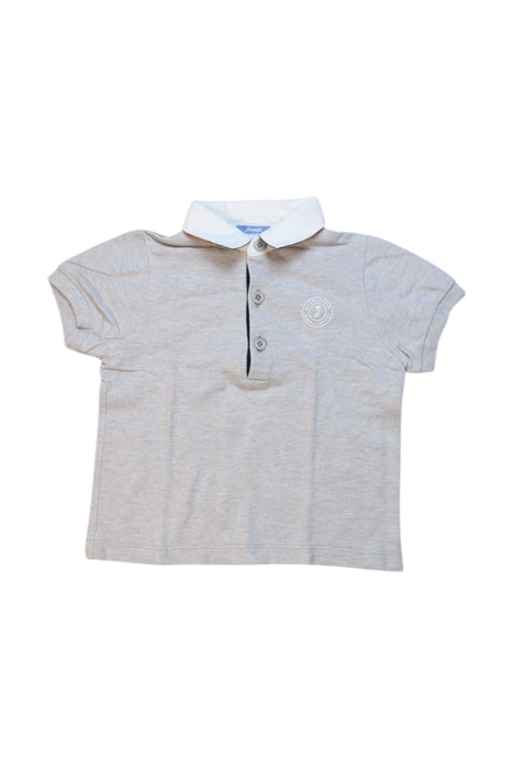 A Grey Short Sleeve Polos from Jacadi in size 18-24M for boy. (Front View)