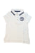 A White Short Sleeve Polos from Abercrombie & Fitch in size 4T for boy. (Front View)