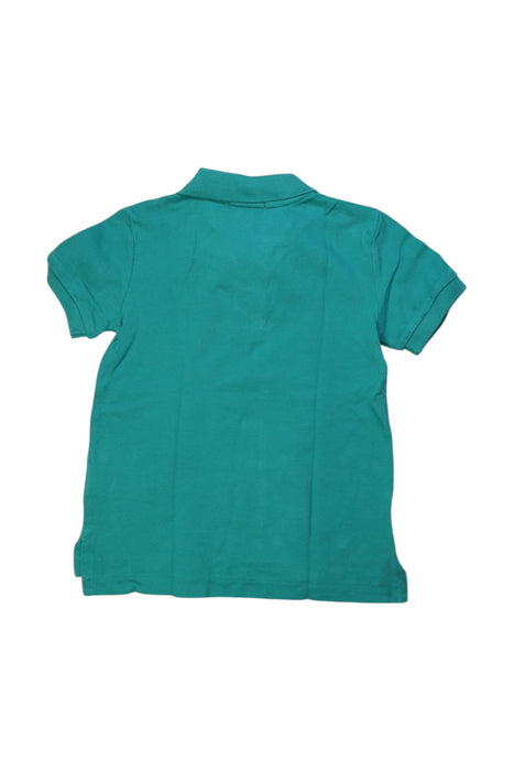 A Teal Short Sleeve Polos from Polo Ralph Lauren in size 3T for boy. (Back View)