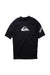 A Black Rash Guards from Quiksilver in size 12Y for boy. (Front View)