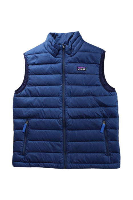 A Blue Puffer/Quilted Coats & Outerwear from Patagonia in size 12Y for neutral. (Front View)