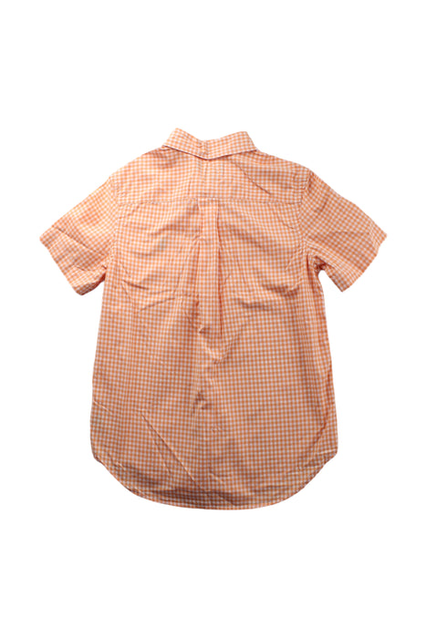 A Orange Short Sleeve Shirts from Ralph Lauren in size 10Y for boy. (Back View)