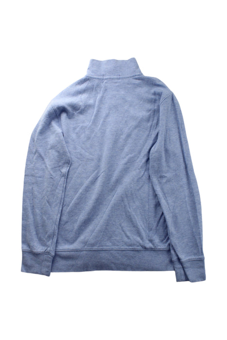 A Blue Zippered Sweatshirts from Polo Ralph Lauren in size 10Y for neutral. (Back View)