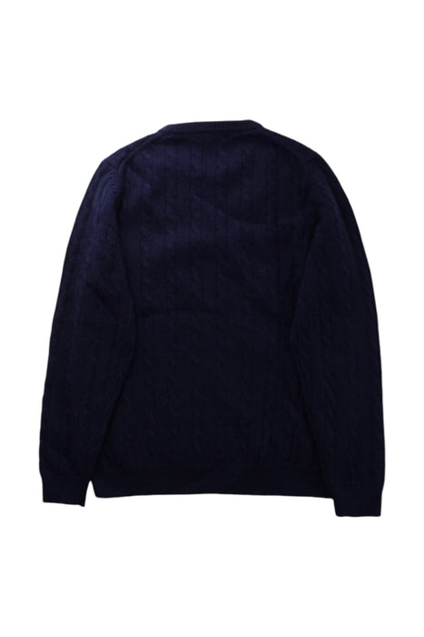 A Navy Knit Sweaters from Brooks Brothers in size 10Y for boy. (Back View)