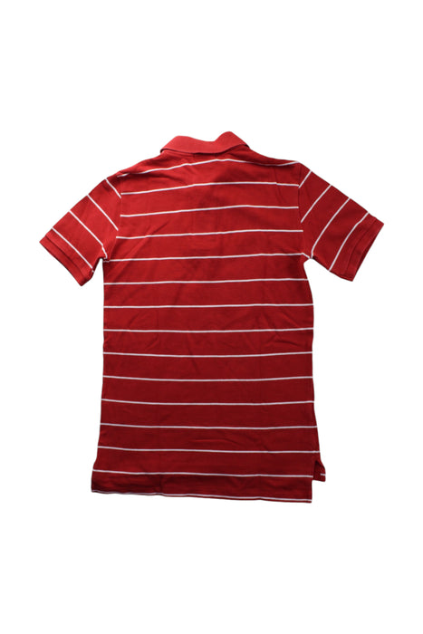 A Red Short Sleeve Polos from Polo Ralph Lauren in size 12Y for boy. (Back View)