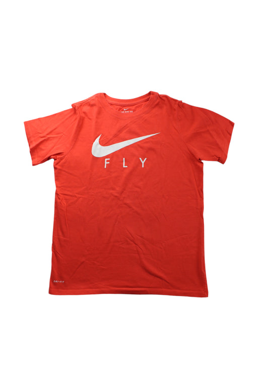 A Red Short Sleeve T Shirts from Nike in size 12Y for neutral. (Front View)