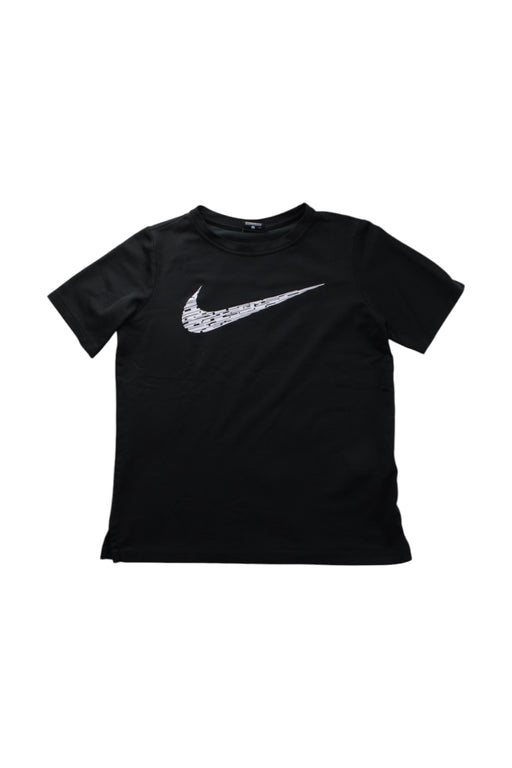 A Black Short Sleeve T Shirts from Nike in size 12Y for neutral. (Front View)