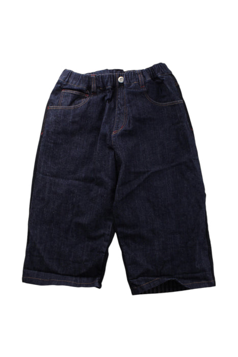 A Navy Jeans from Comme Ca Ism in size 12Y for boy. (Front View)