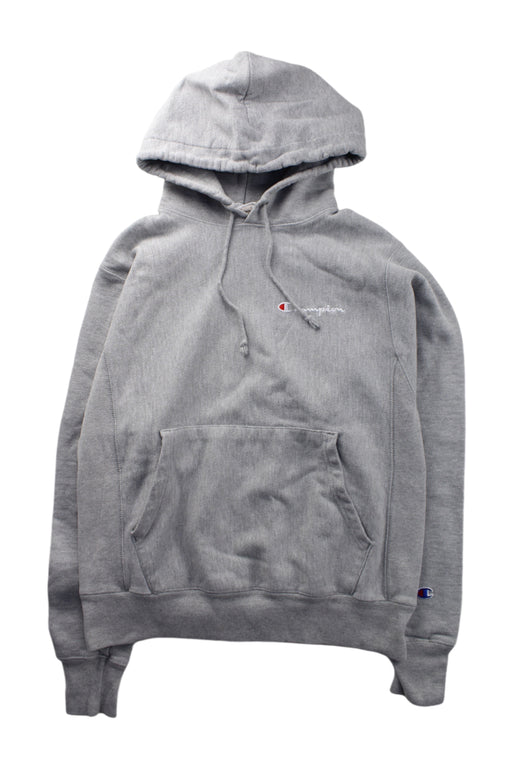 A Grey Hooded Sweatshirts from Champion in size 14Y for neutral. (Front View)