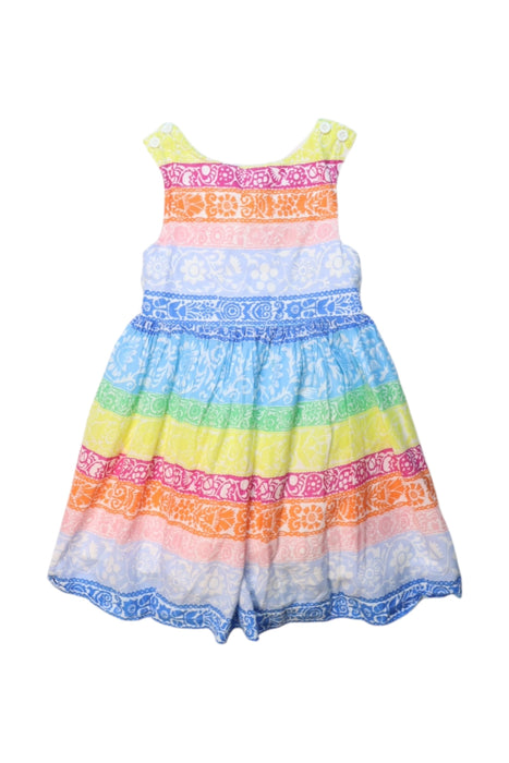 A Multicolour Sleeveless Dresses from Boden in size 2T for girl. (Front View)