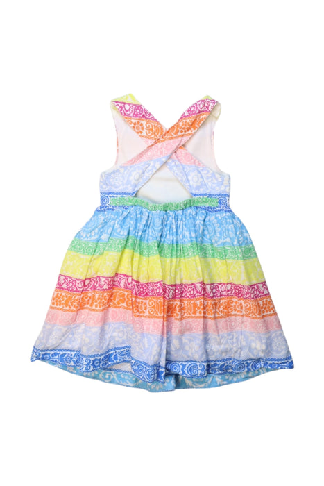 A Multicolour Sleeveless Dresses from Boden in size 2T for girl. (Back View)