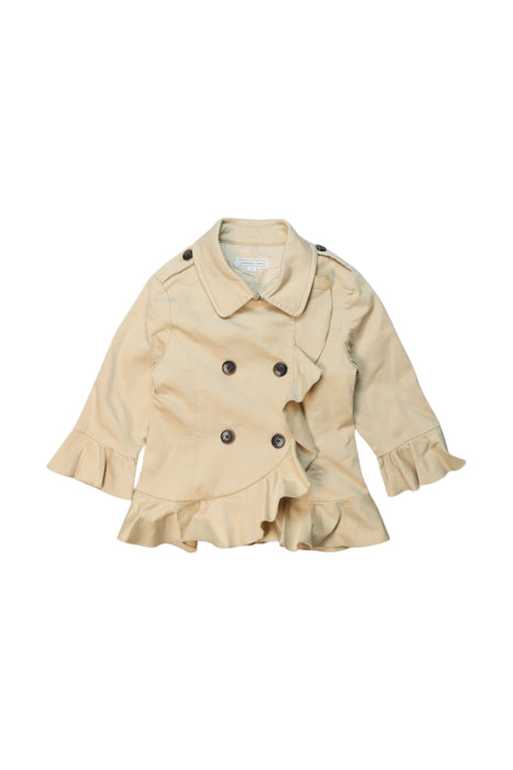 A Beige Coats from Nicholas & Bears in size 4T for girl. (Front View)