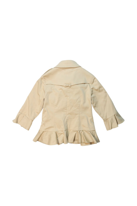 A Beige Coats from Nicholas & Bears in size 4T for girl. (Back View)