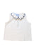 A White Sleeveless Tops from Jacadi in size 3T for girl. (Front View)