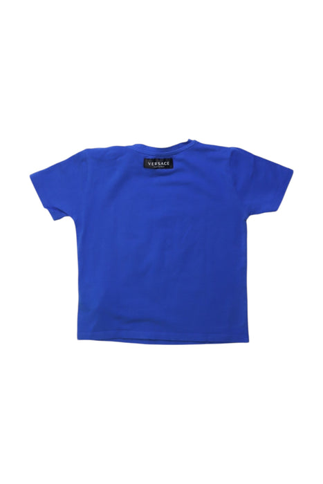A Blue Short Sleeve T Shirts from Young Versace in size 18-24M for boy. (Back View)