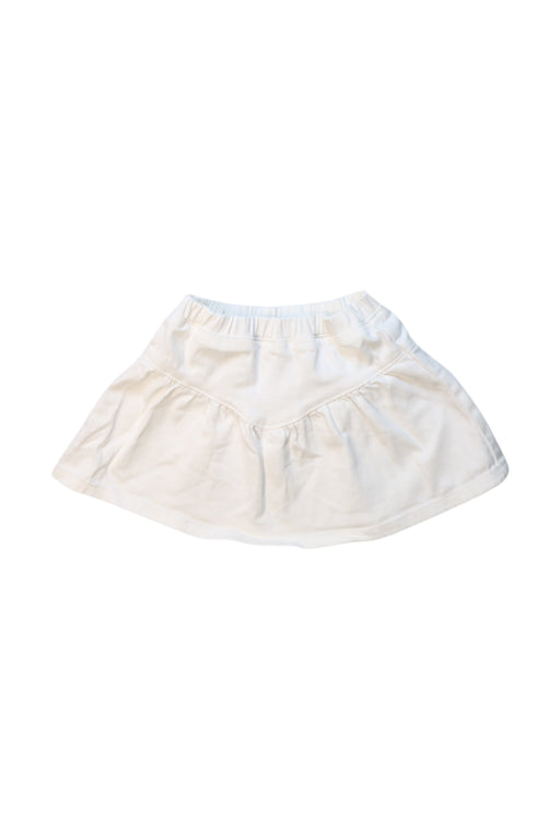 A White Short Skirts from Seed in size 6T for girl. (Front View)