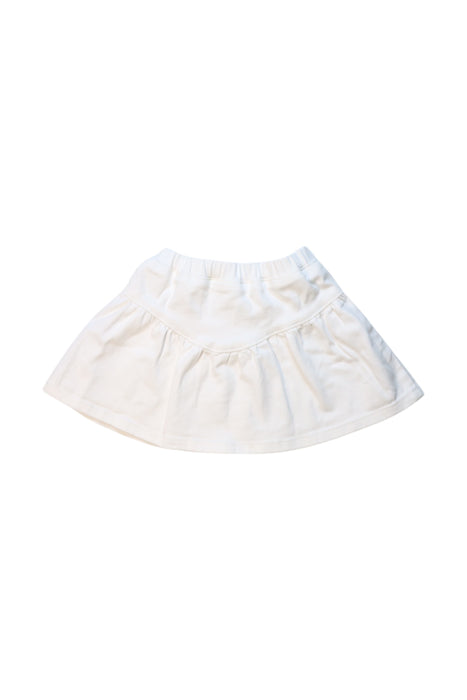 A White Short Skirts from Seed in size 6T for girl. (Back View)