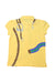 A Yellow Short Sleeve Polos from Polo Ralph Lauren in size 5T for girl. (Back View)