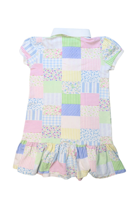 A Multicolour Short Sleeve Dresses from Polo Ralph Lauren in size 6T for girl. (Back View)