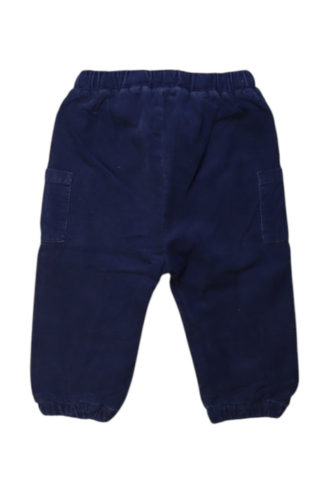 A Navy Casual Pants from Seed in size 12-18M for boy. (Back View)