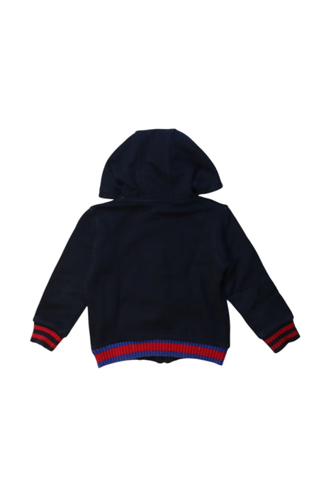 A Navy Hooded Sweatshirts from Gucci in size 18-24M for boy. (Back View)