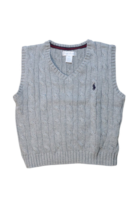 A Grey Sweater Vests from Ralph Lauren in size 18-24M for boy. (Front View)