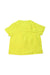 A Yellow Short Sleeve Shirts from Jacadi in size 3T for boy. (Back View)