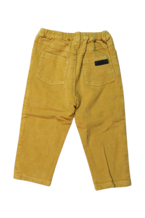 A Yellow Casual Pants from Jacadi in size 18-24M for boy. (Back View)