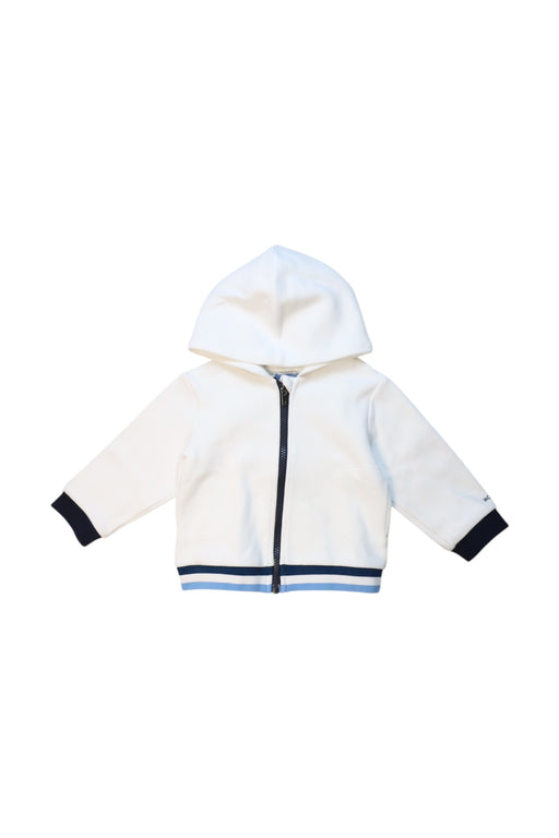 A White Lightweight Jackets from Jacadi in size 12-18M for boy. (Front View)