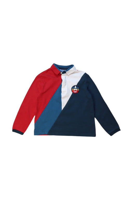 A Multicolour Long Sleeve Polos from Jacadi in size 3T for boy. (Front View)