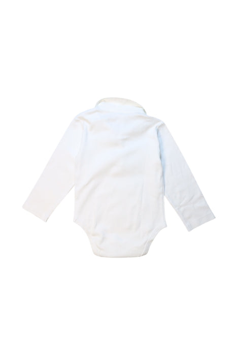 A White Long Sleeve Bodysuits from Jacadi in size 3T for boy. (Back View)