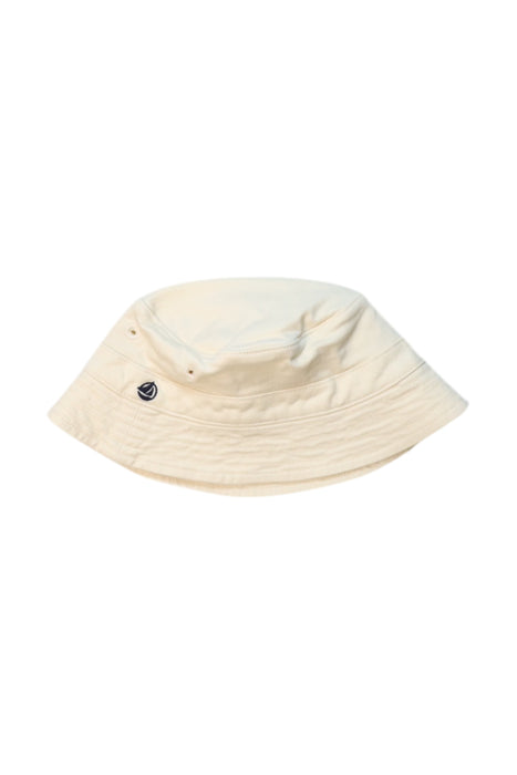 A Beige Sun Hats from Petit Bateau in size 2T for boy. (Back View)