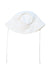 A White Sun Hats from Jacadi in size 2T for neutral. (Back View)