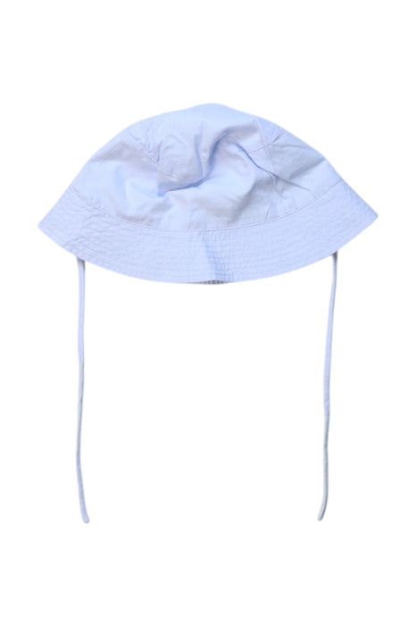 A Blue Sun Hats from Jacadi in size 2T for neutral. (Back View)