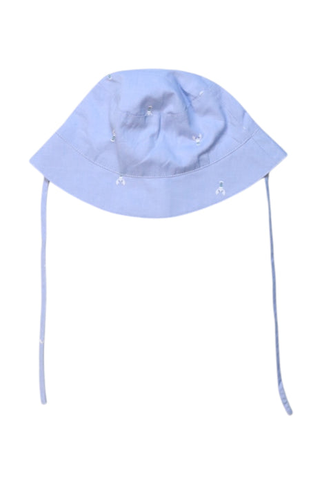 A Blue Sun Hats from Jacadi in size 6-12M for boy. (Back View)