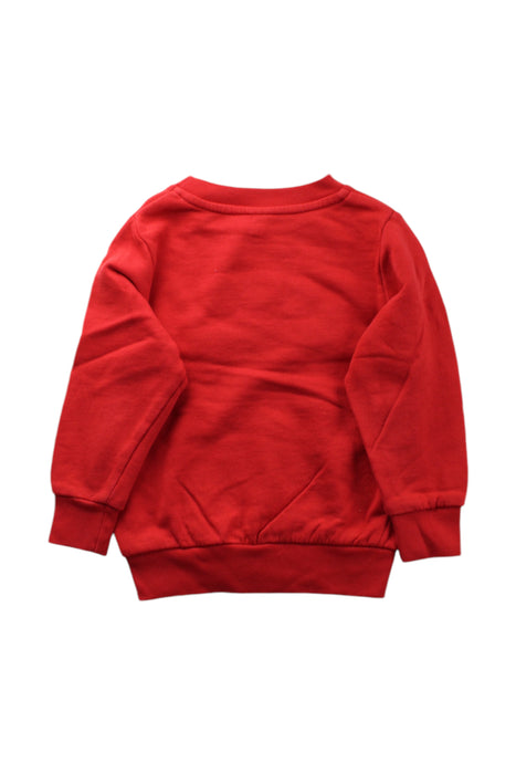 A Red Crewneck Sweatshirts from Petit Bateau in size 3T for neutral. (Back View)