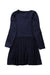 A Navy Sweater Dresses from Petit Bateau in size 3T for girl. (Back View)