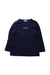 A Navy Long Sleeve T Shirts from Miki House in size 2T for neutral. (Front View)