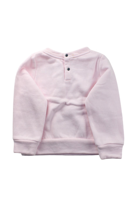 A Pink Crewneck Sweatshirts from Jacadi in size 3T for girl. (Back View)