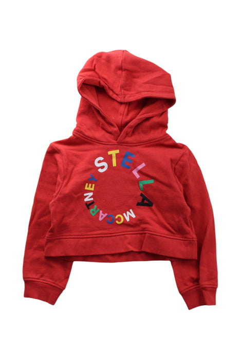 A Red Hooded Sweatshirts from Stella McCartney in size 3T for neutral. (Front View)