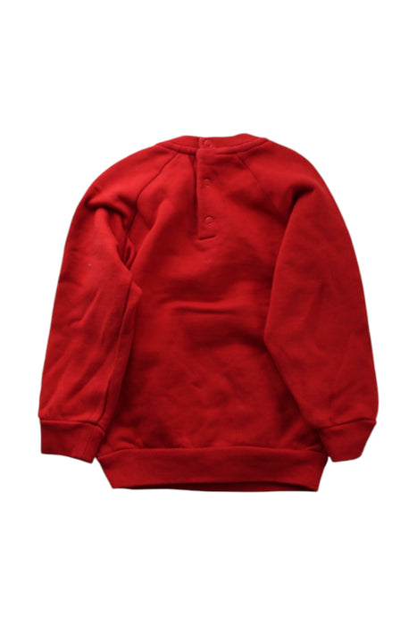 A Red Crewneck Sweatshirts from Petit Bateau in size 3T for neutral. (Back View)