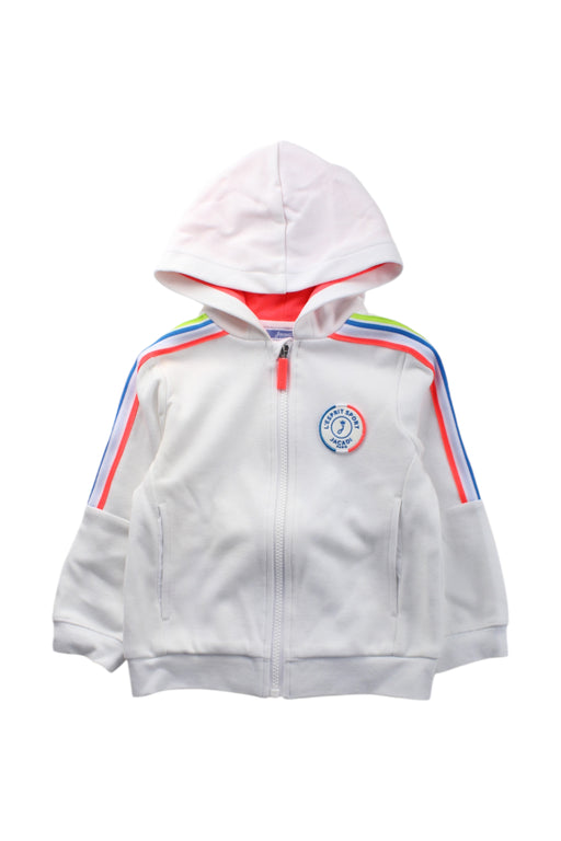 A Multicolour Hooded Sweatshirts from Jacadi in size 4T for neutral. (Front View)