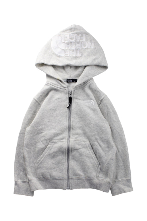 A Grey Hooded Sweatshirts from The North Face in size 4T for neutral. (Front View)