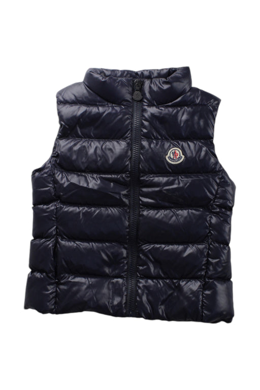 A Navy Puffer/Quilted Coats & Outerwear from Moncler in size 5T for neutral. (Front View)