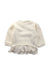 A Ivory Long Sleeve Tops from Aosta in size 3T for girl. (Front View)