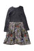 A Multicolour Long Sleeve Dresses from Molo in size 7Y for girl. (Back View)