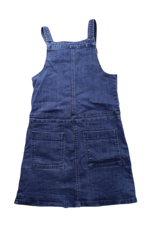 A Blue Overall Dresses from Seed in size 10Y for girl. (Back View)